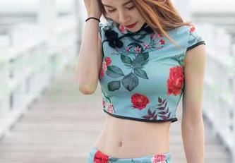 MiStar魅妍社 – 赵梦洁的短裙，全套图片——裙摆舞动，吸引眼球吧！