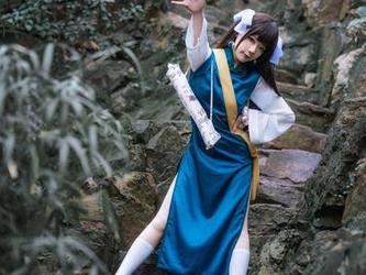 超乎想象的高清，《Fate酒吞僵尸童子》COS，铁打萌萌_moi又来啦